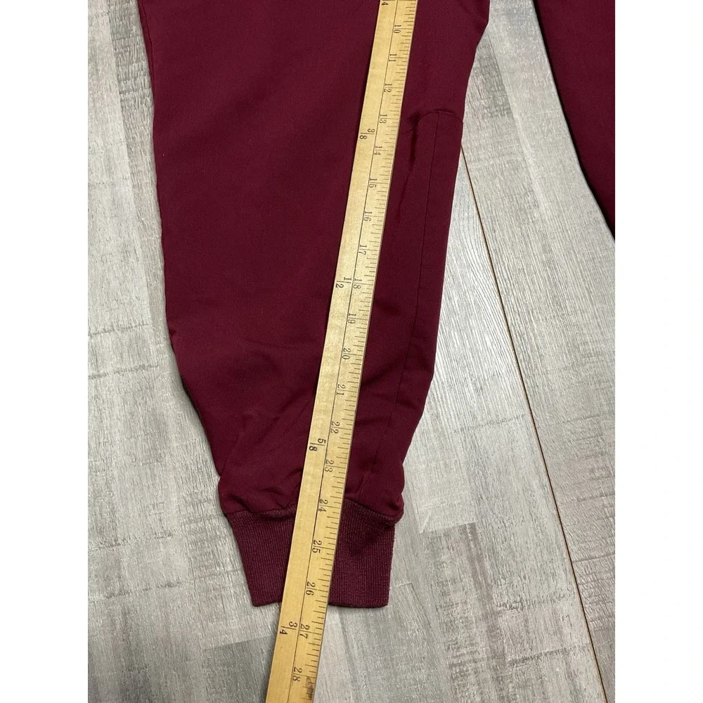 FIGS Mens Burgundy Jogger Scrub Pants Elastic Drawstring‎ Waist MXXSW2004S